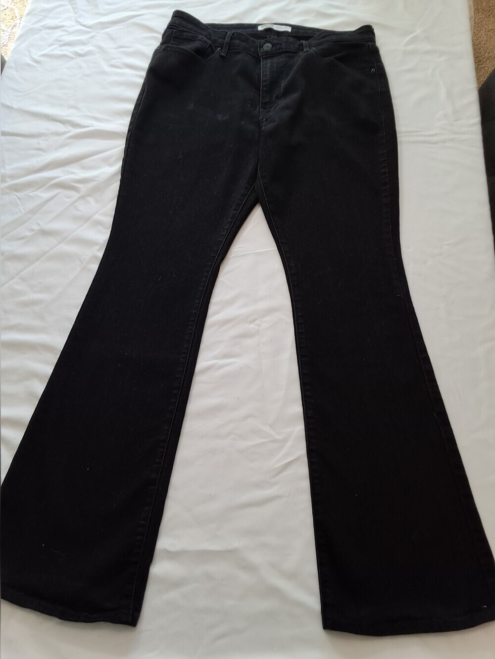 Levi's Black Boot Cut Jeans — Women's High-Rise Wide Leg